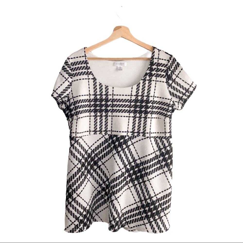 Motherhood Maternity | Plaid Maternity Blouse
